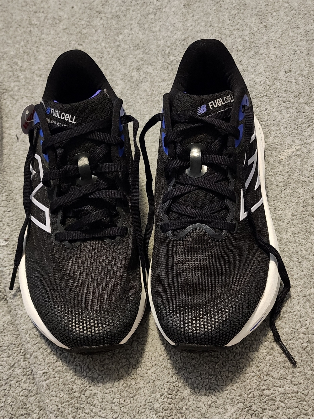 New Balance FuelCell Walker Elite Women’s 6 W Wide Black Purple NWT Walking Shoe